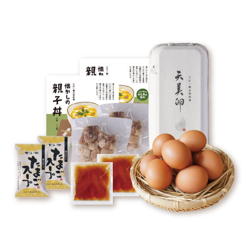 懐かしの親子丼セット – 大江ノ郷自然牧場e-GIFTSHOP