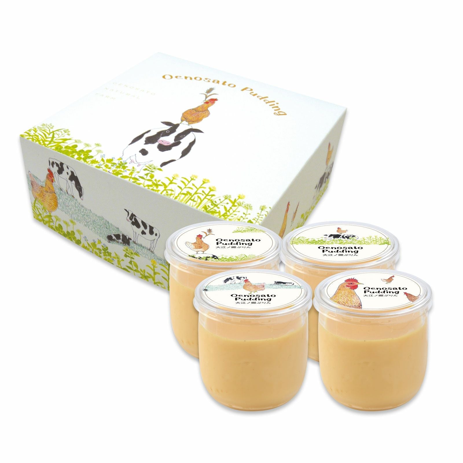 ぷりんページ 8個入り 大江ノ郷ぷりん(4個入)【スイーツ&パンGIFT】 – 大江ノ郷自然牧場e