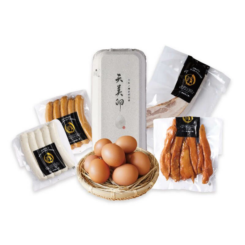 eギフトグルメ】燻製しあわせセット 〈天美卵と共に〉【内祝
